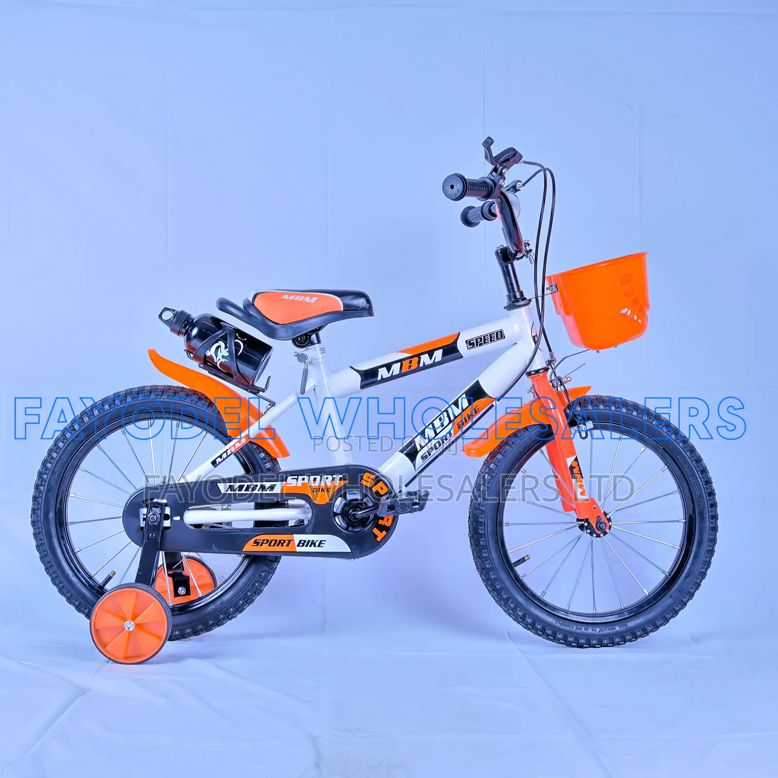 MBM Sport Size 16 Kids Bicycle With Training Wheels – Strong Stylish