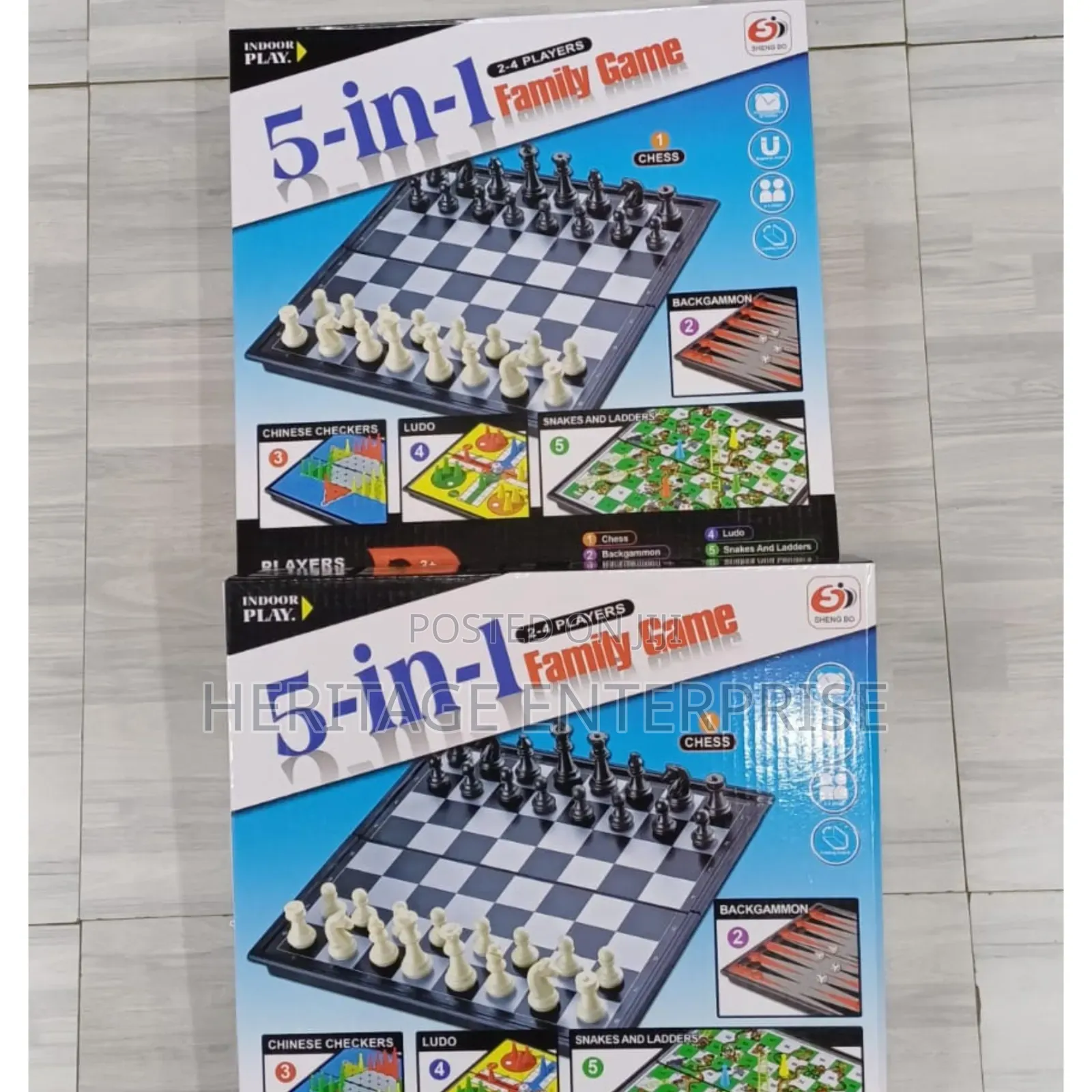 Board Game 5 in 1game