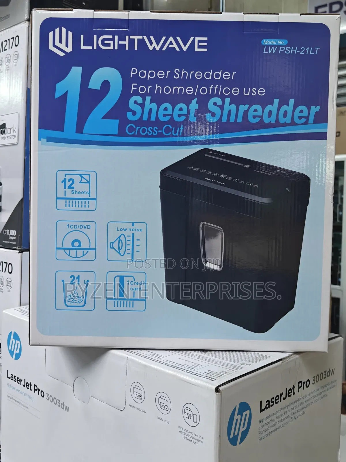 Lightwave 12sheets Paper Shredder Lw-PSH-21lt
