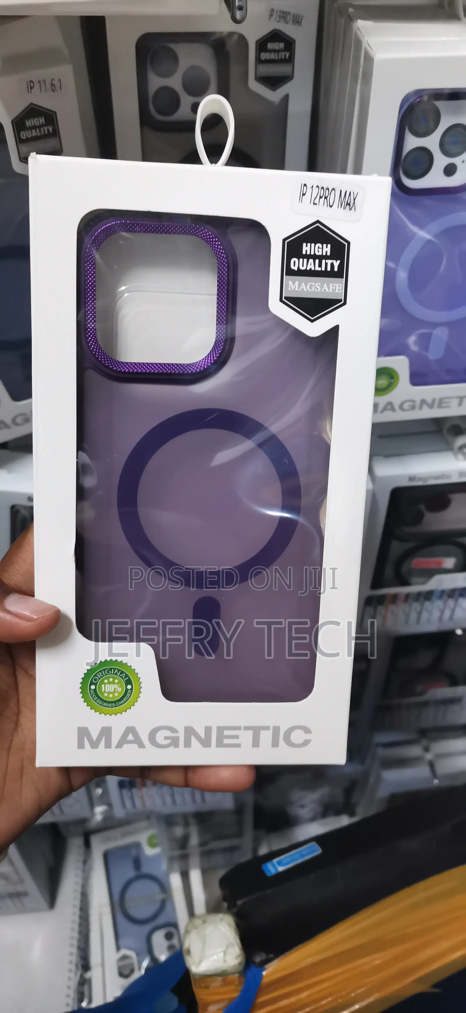 iPhone 12 Pro Max Translucent Matte Purple Back Cover