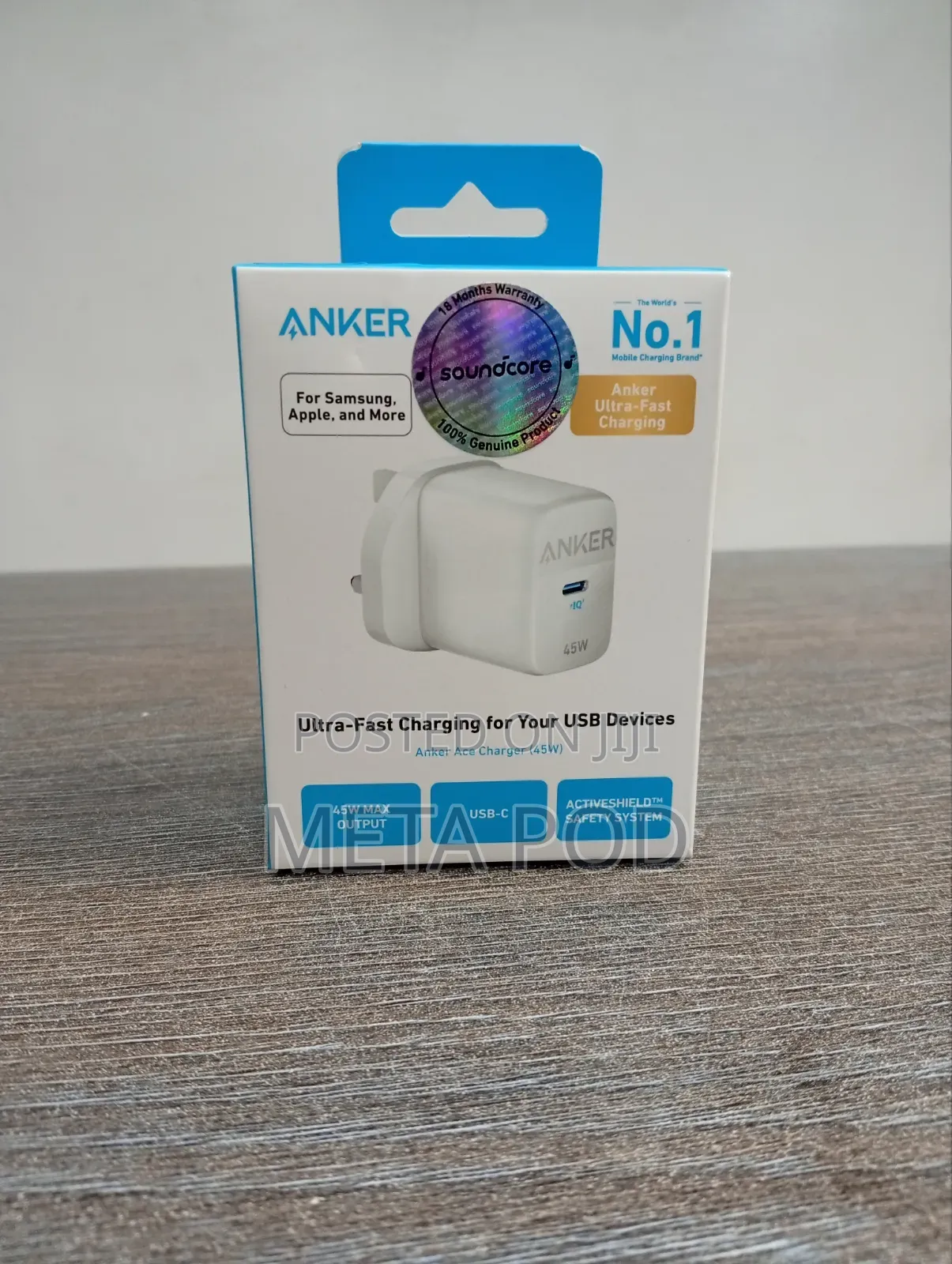 Anker 313 Charger(45w) White
