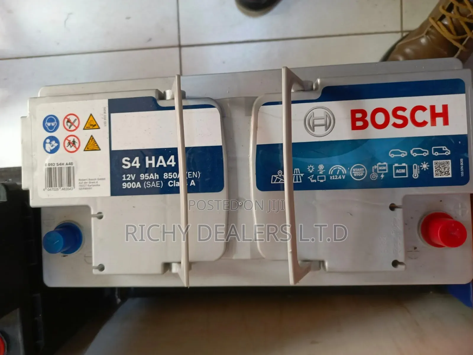 Bosch Din95 12v A.G.M Battery