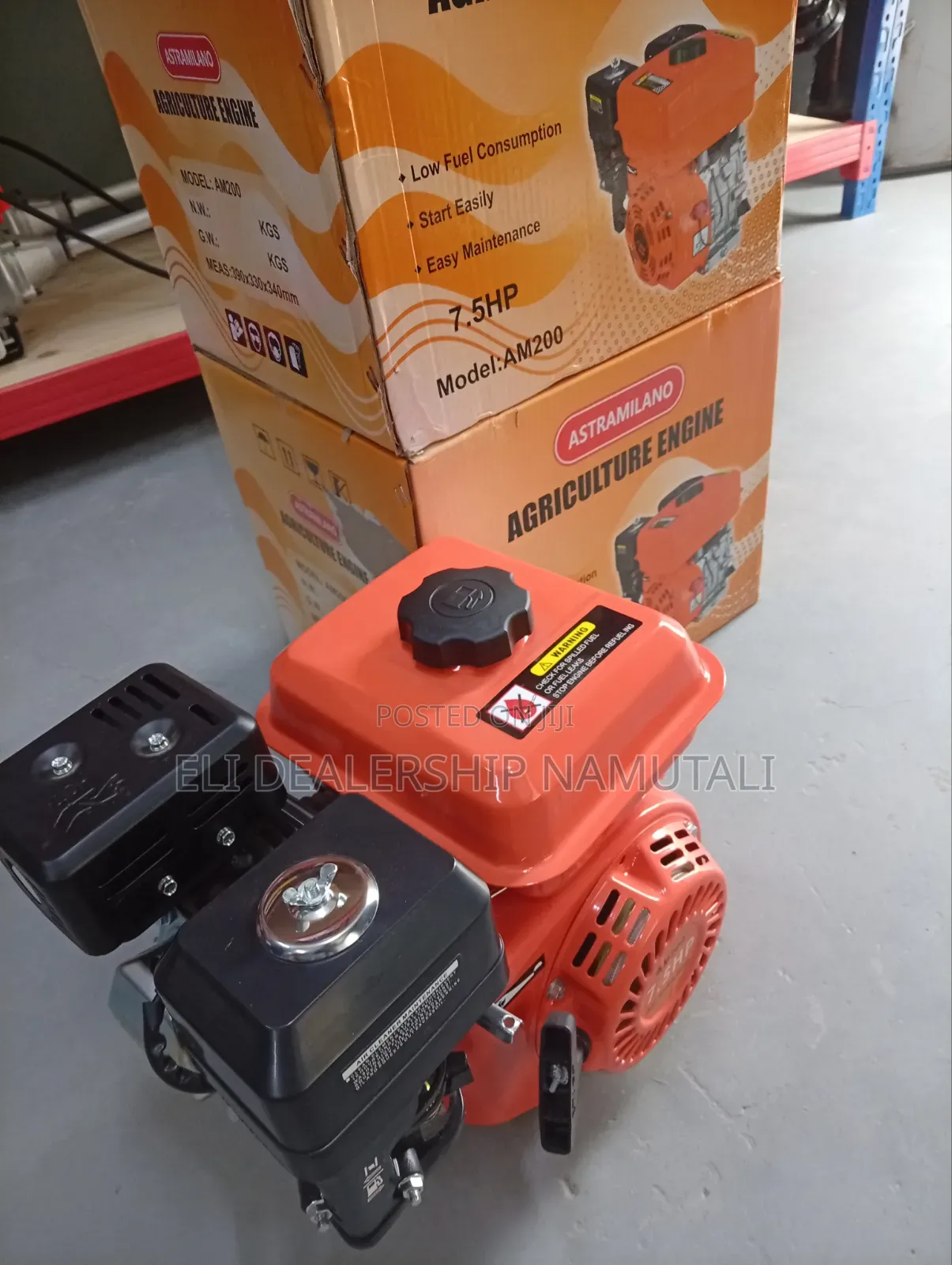 Heavy Duty 7.5hp Astramilano Gasoline Engine Am200