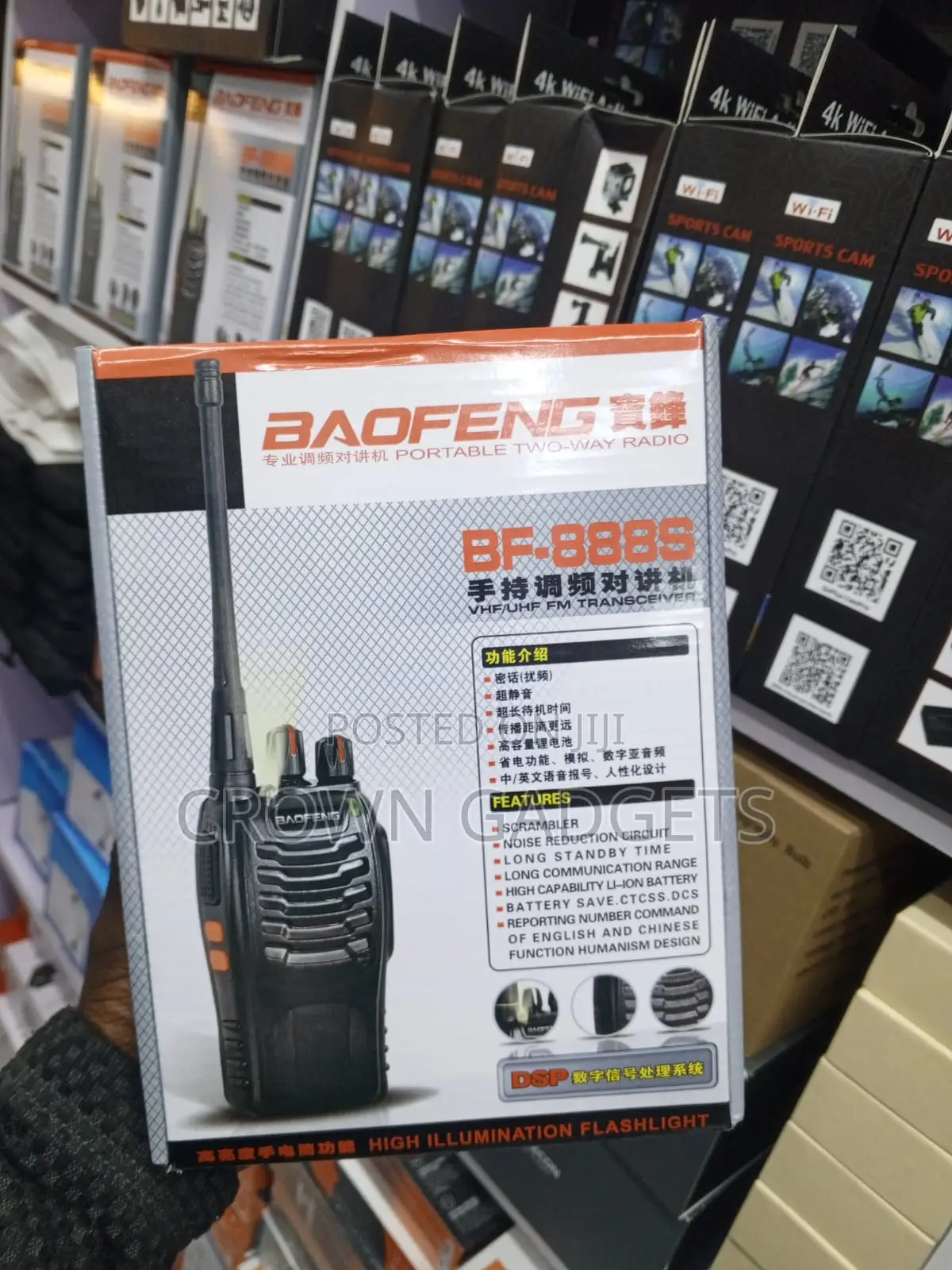 B888s Bf888s Bf 888s Walkie Talkie With Earphones Pair Set