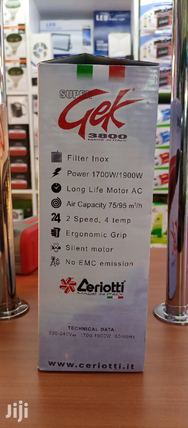 Gek3800 Ceriotti Blow Dryer