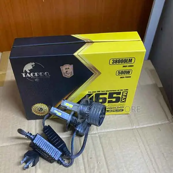 Long-Lasting A65 Max H4 Ultra Beam Led Bulbs– 50000lm 500w 12v