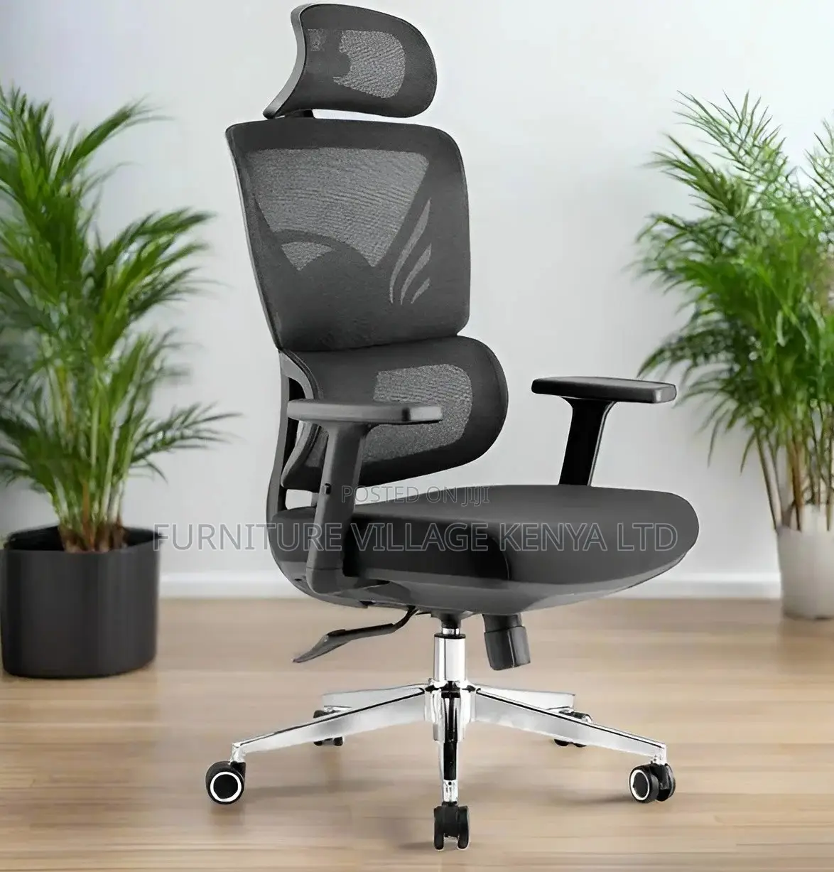 Black Mesh Lumbarcare Office Chair