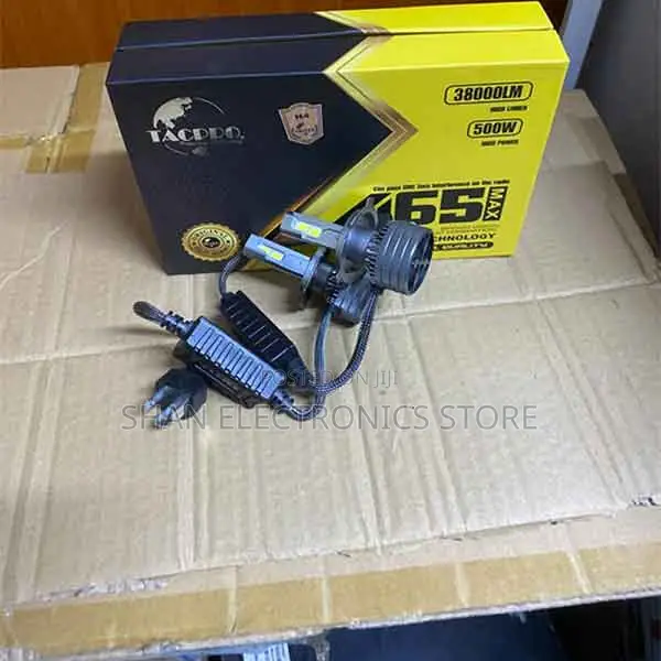 A65 Max H4 Bright Path Led Headlight Bulbs 50000lm 500w 12v
