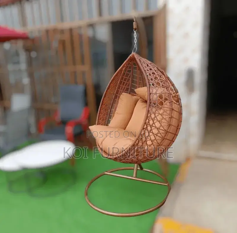 Home Cahirs; Rotating Ratttan Garden Hammock Swing Chairs