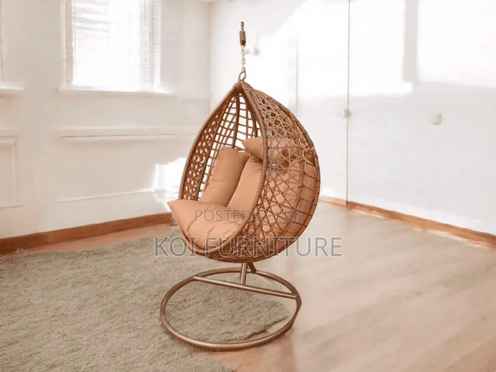 Home Cahirs; Rotating Ratttan Garden Hammock Swing Chairs