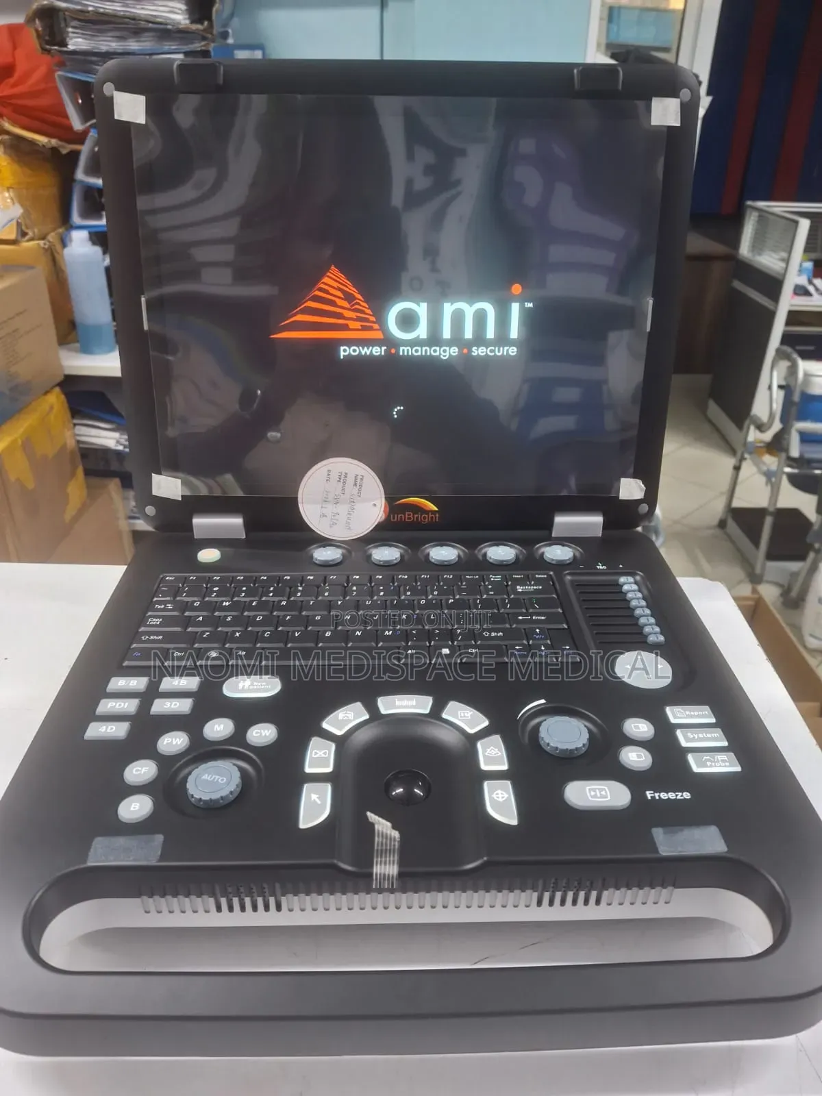 Sunbright Coloured Doppler Ultrasound Machine With Two Probes