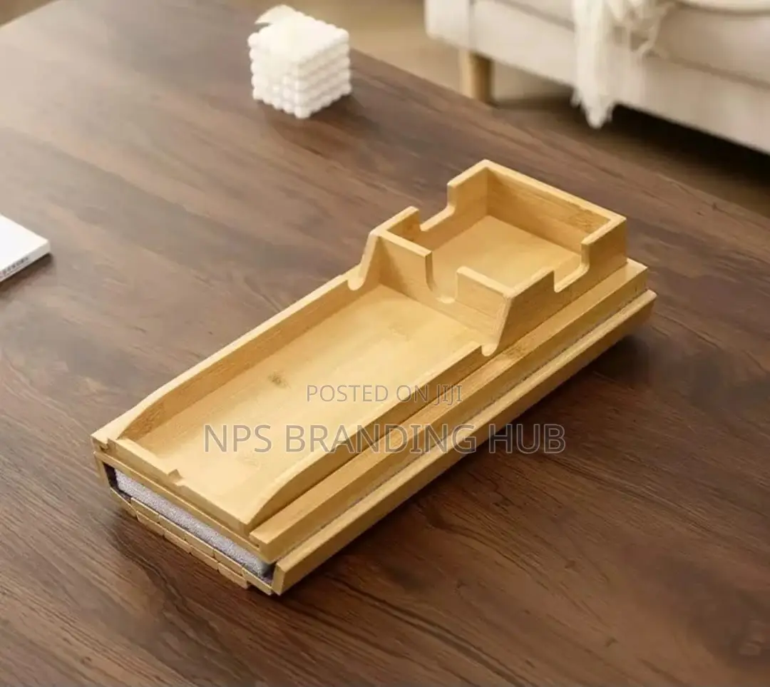 Bamboo Sofa Arm Rest Organizer (Gra.T