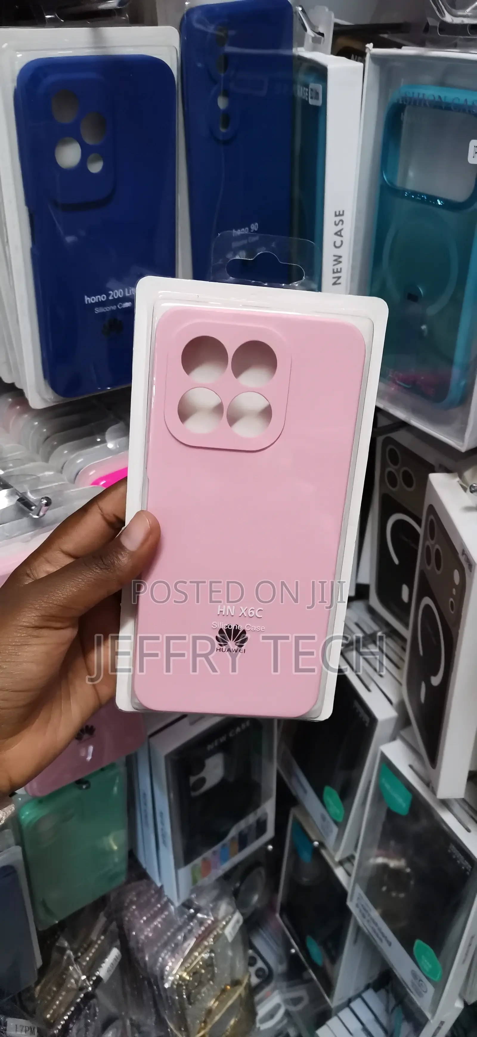 Huawei/Honor X6c Bright Pink, Liquid Silicone Phone Case