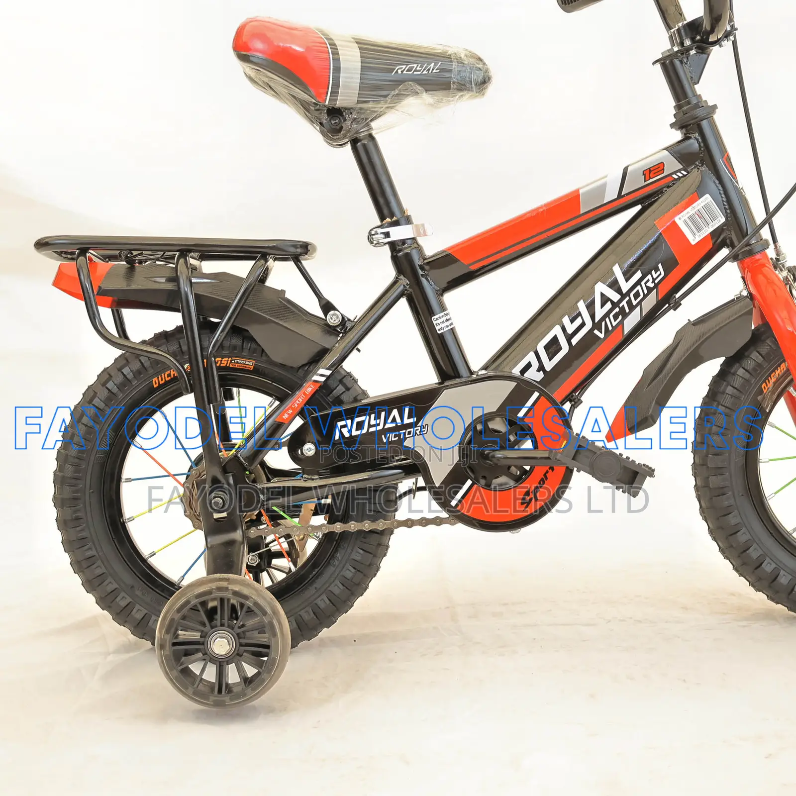 Beginner Kids Bicycle With Rear Carrier Rack
