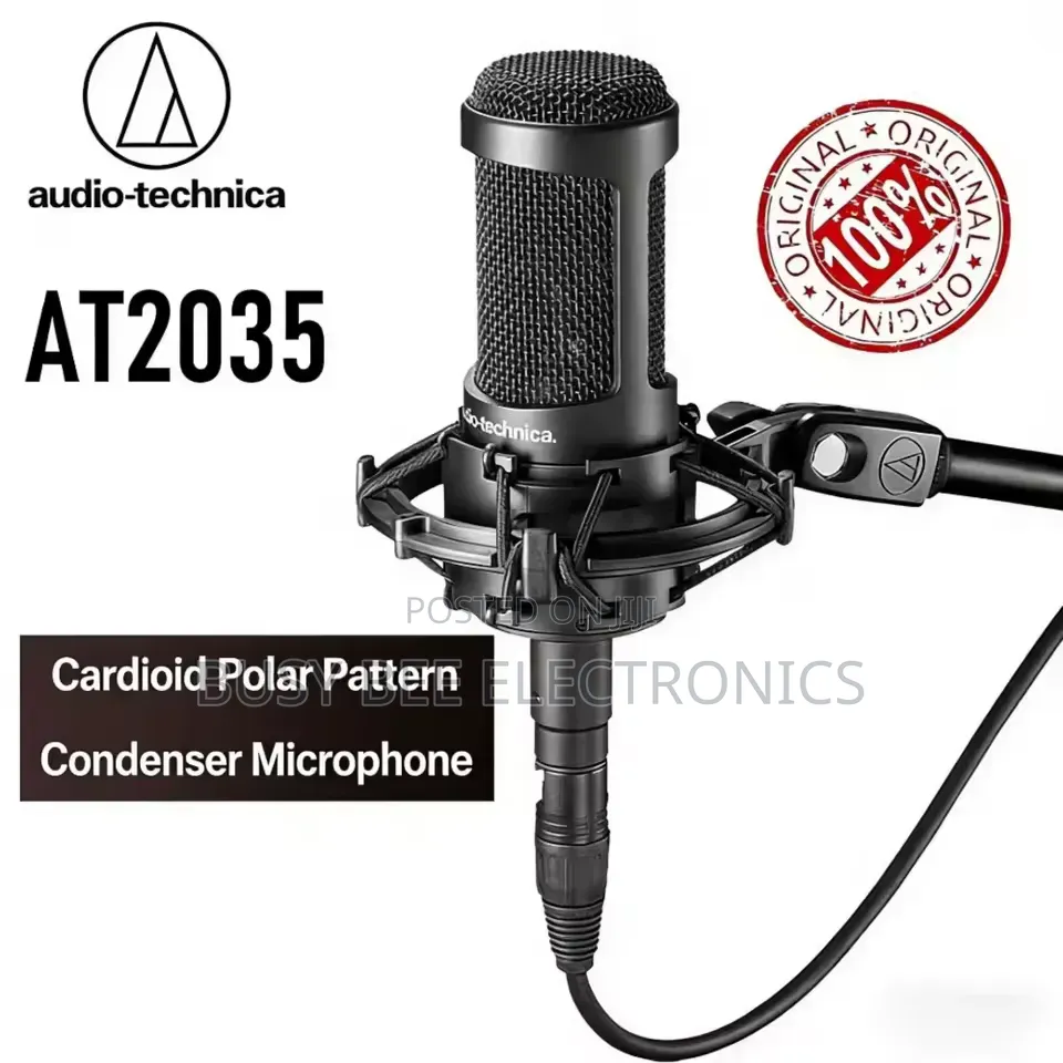 At2035 Cardioid Condenser Microphone Professional Studio