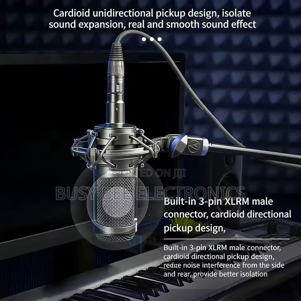 At2035 Cardioid Condenser Microphone Professional Studio