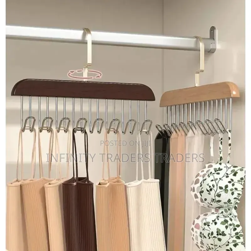 Wooden Plank 8 Hook Hanger