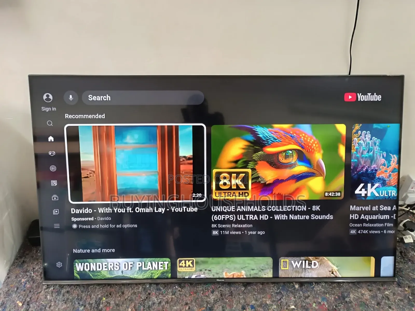 Hisense 58" Smart Tv Vidaa Os