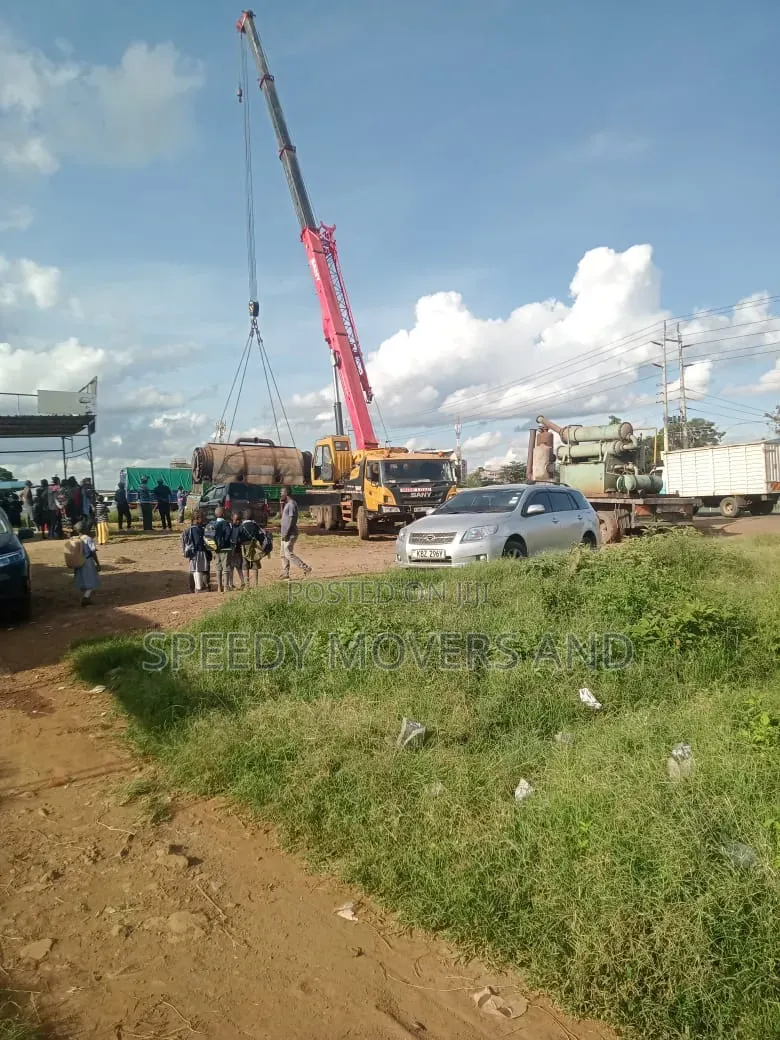 Truck With Hoisting Crane_ Accessible for Errands