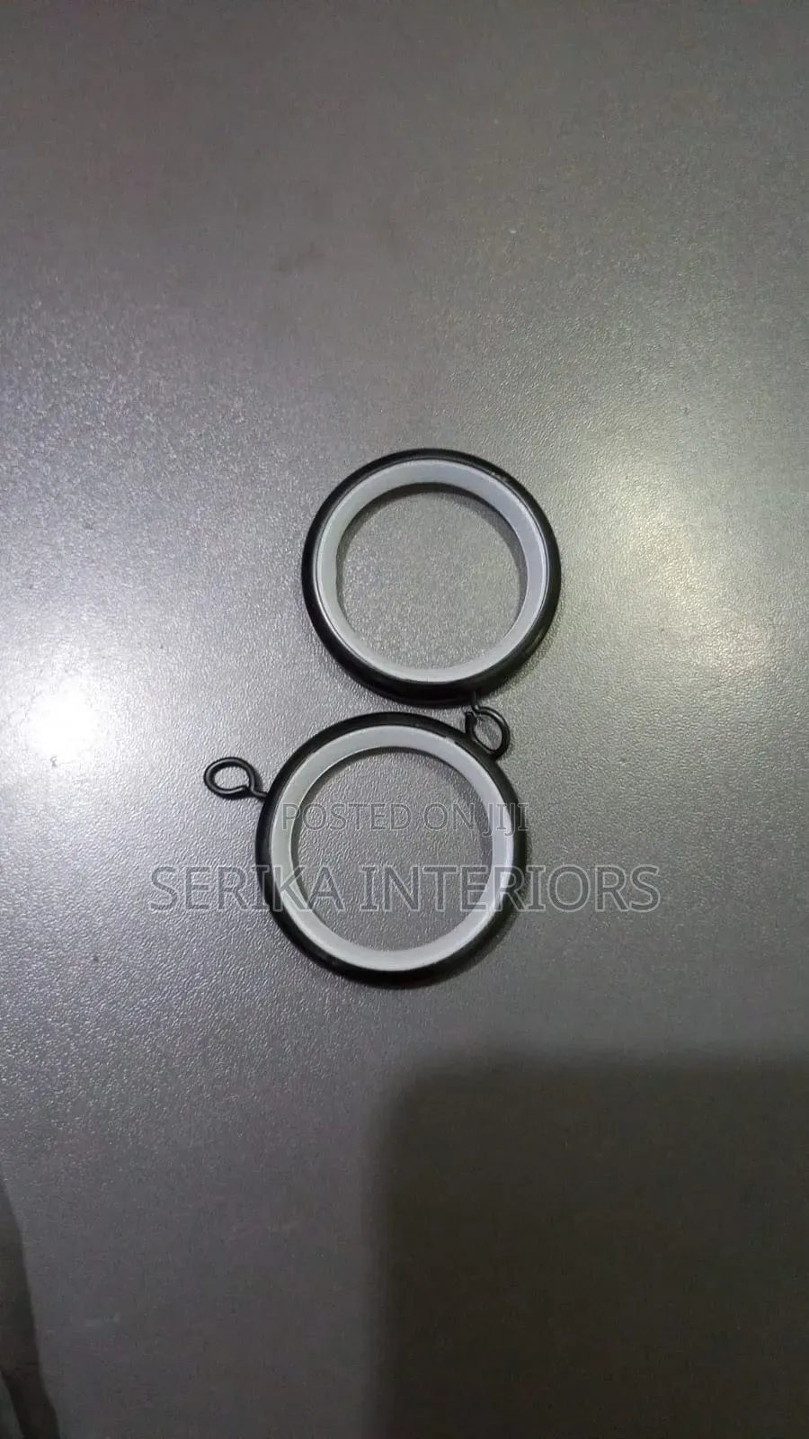 Double Curtain Rods Rings Environmental Friendly Curtain Rings