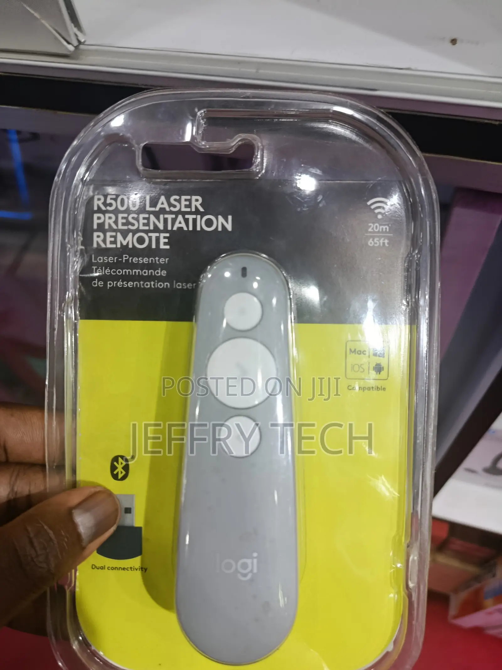 Ogitech R500 Laser Presentation Remote Red Laser Pointer to 20 Meters