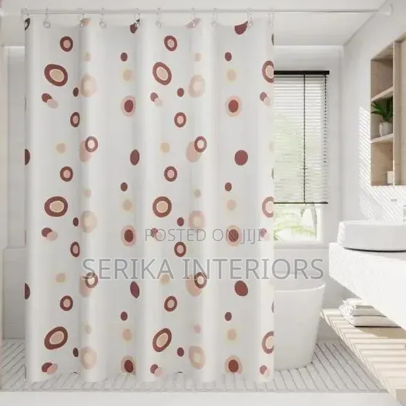 Polkadot Shower Curtains Shower Curtains Environmental Friendly