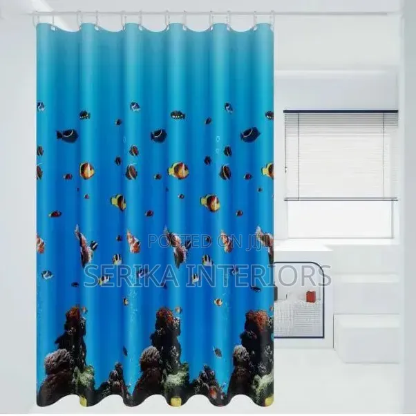 Blue Whale Shower Curtains Shower Curtains Environmental Friendly