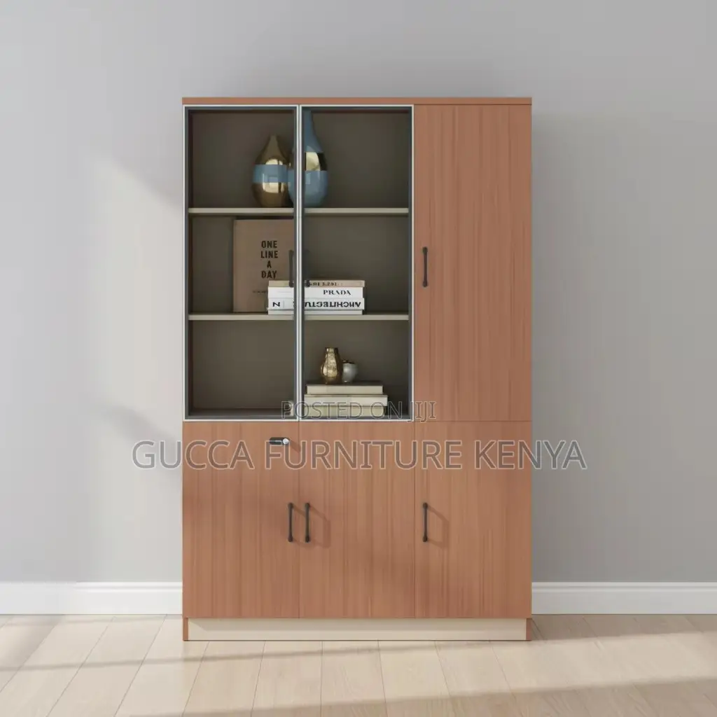 Wooden Executive File Cabinet.