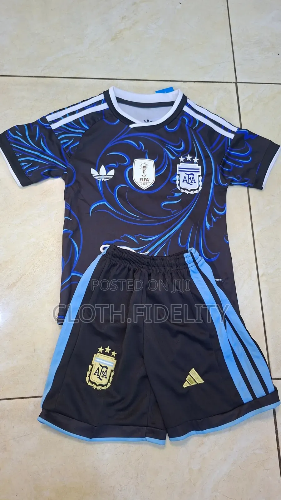 Argentina Away Kids World Cup 2026 Jersey.