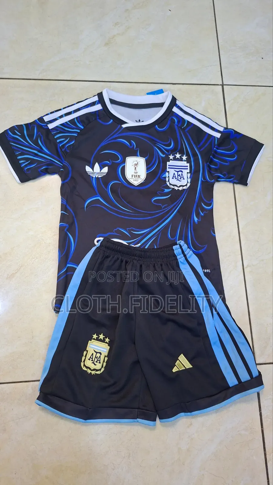 Argentina Away Kids World Cup 2026 Jersey.