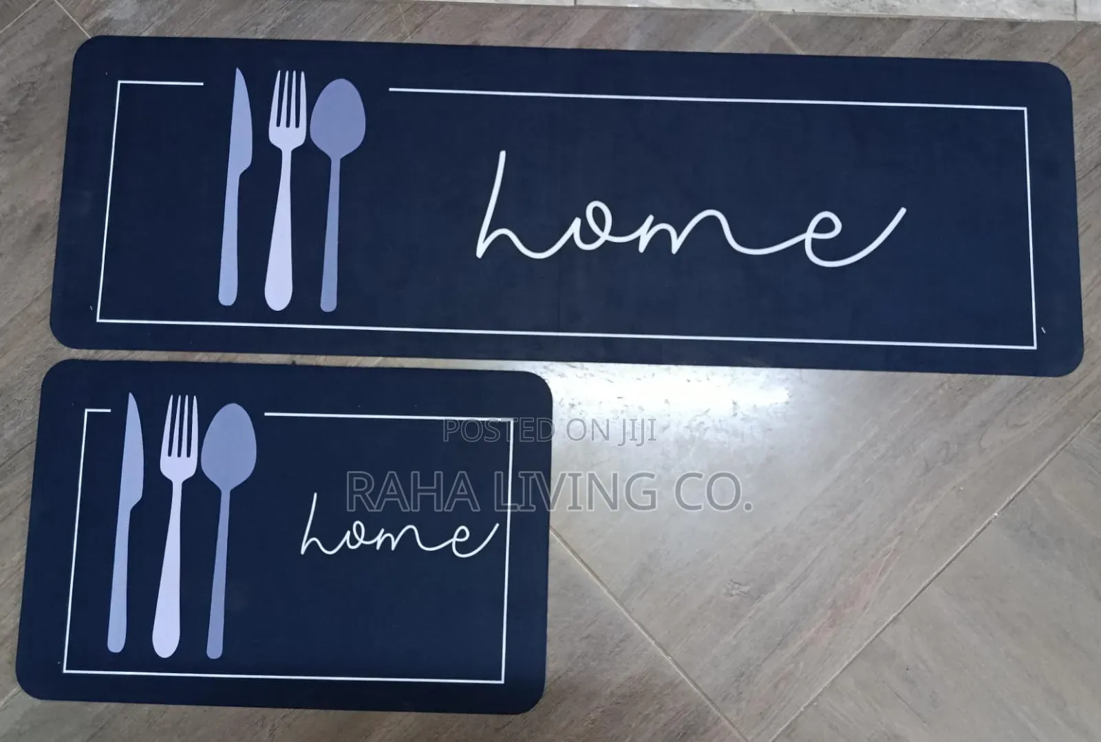 2-Piece Kitchen Mats Set – Large Medium Sizes