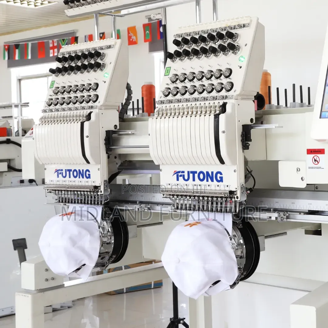 Futong 2 Heads 12 Needles Embroidery Sewing Machine