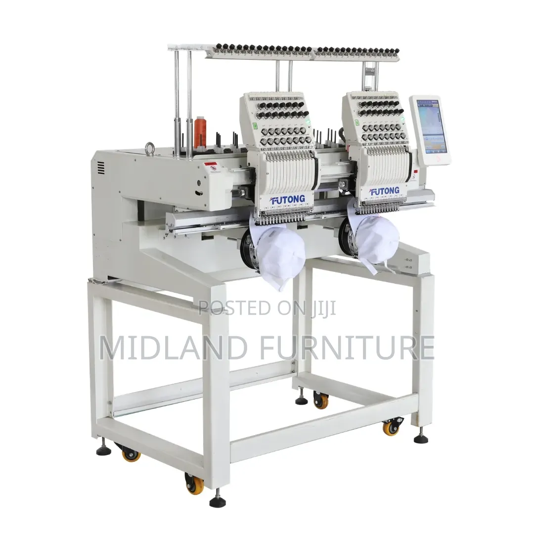 Futong 2 Heads 12 Needles Embroidery Sewing Machine