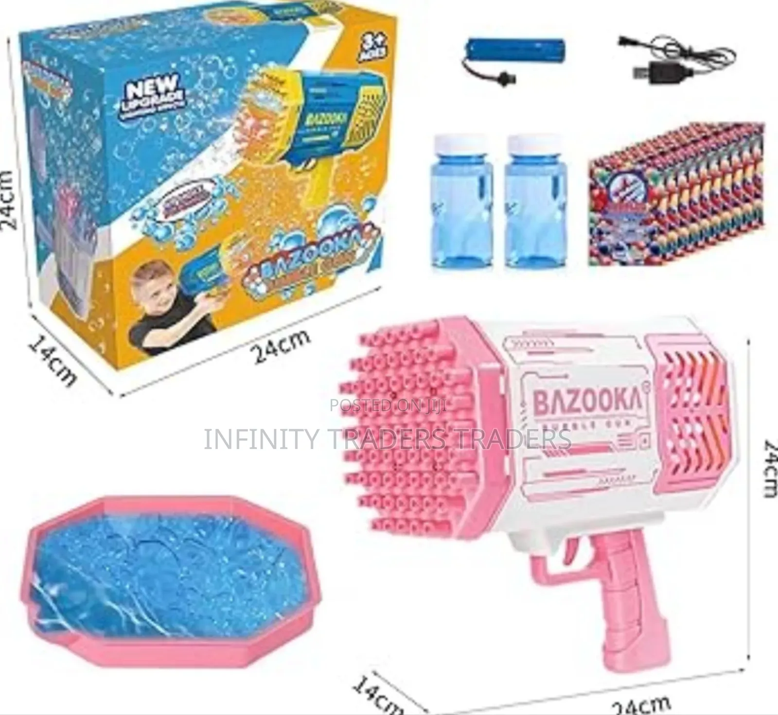 Kids Bazooka Bubble Gun