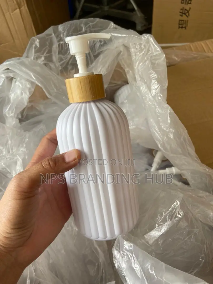 500ml Strip Soap Dispenser With Bamboo Pump (Cn