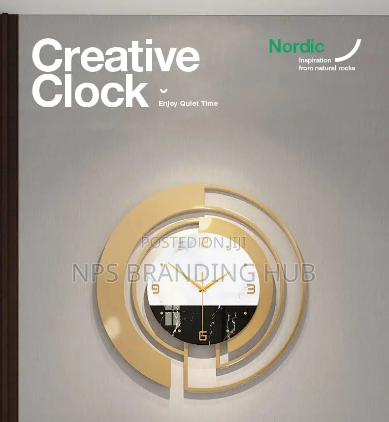 Decorative Wall Clock. Size 45*45cms (Cn