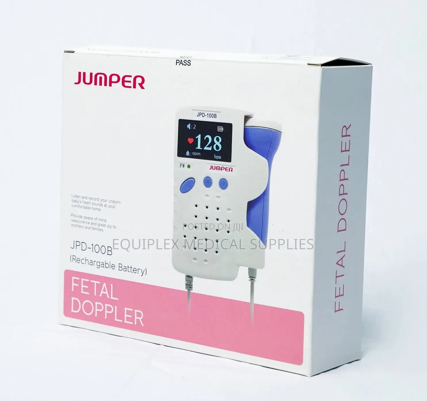 Rechargeable Jumper JPD-100b Fetal Doppler