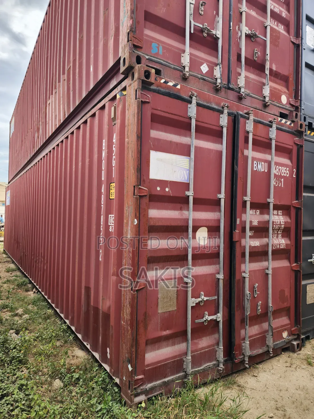 Nearly-New 40-Foot Hc Containers With Ready Documents!