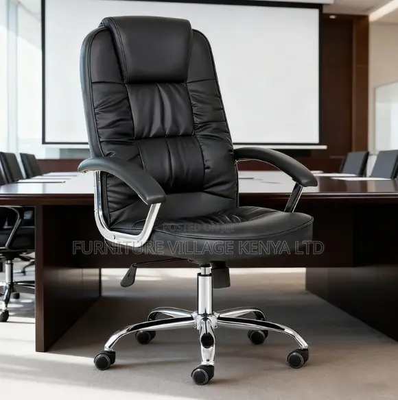 Executive Pu Leather Seat With Padded Armrest