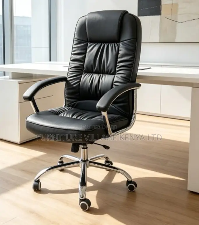Executive Pu Leather Seat With Padded Armrest