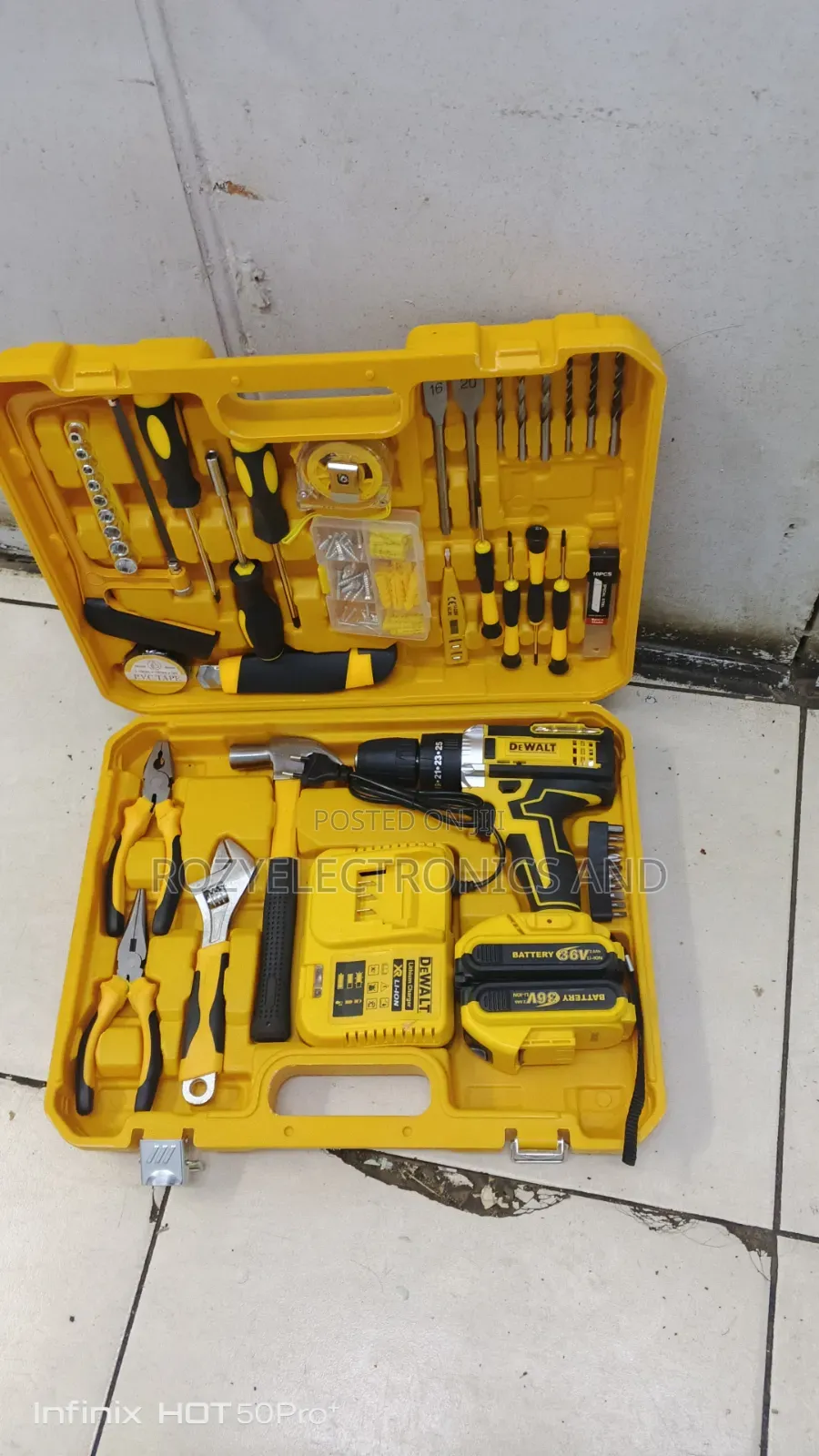 Dewalt Cordless Drill 36v Tool Set