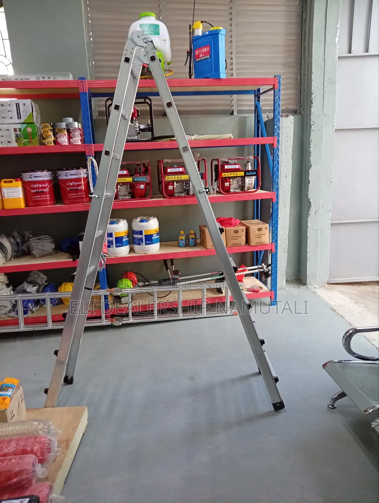 Multi-Function Aluminum Ladder With Safety Locks
