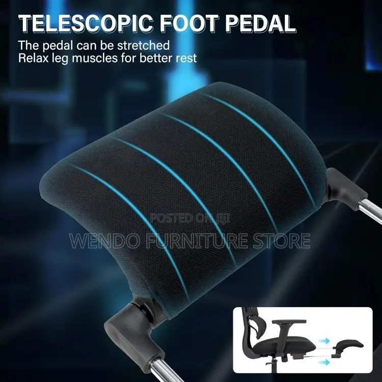 Office Chairs; Multi Upgrade Executive Office Seat With Footrest
