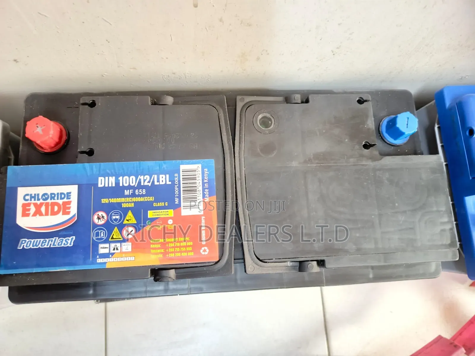 Chloride Exide Din100/12/LBL Powerlast Car Battery