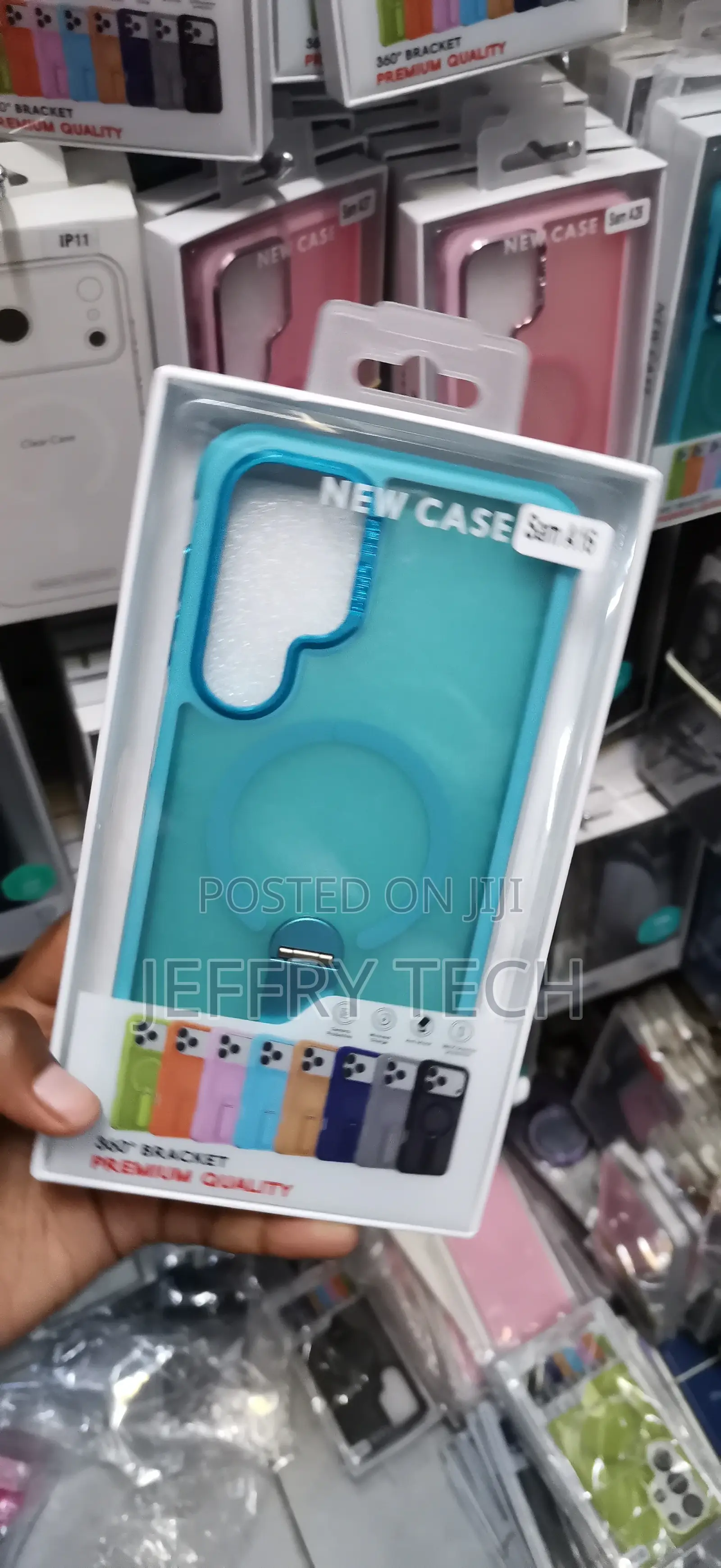 Samsung Galaxy A16 Attached Flip-Out Metal Loop Case