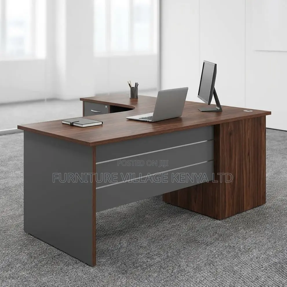 4.593ft L-Shaped Office Desk
