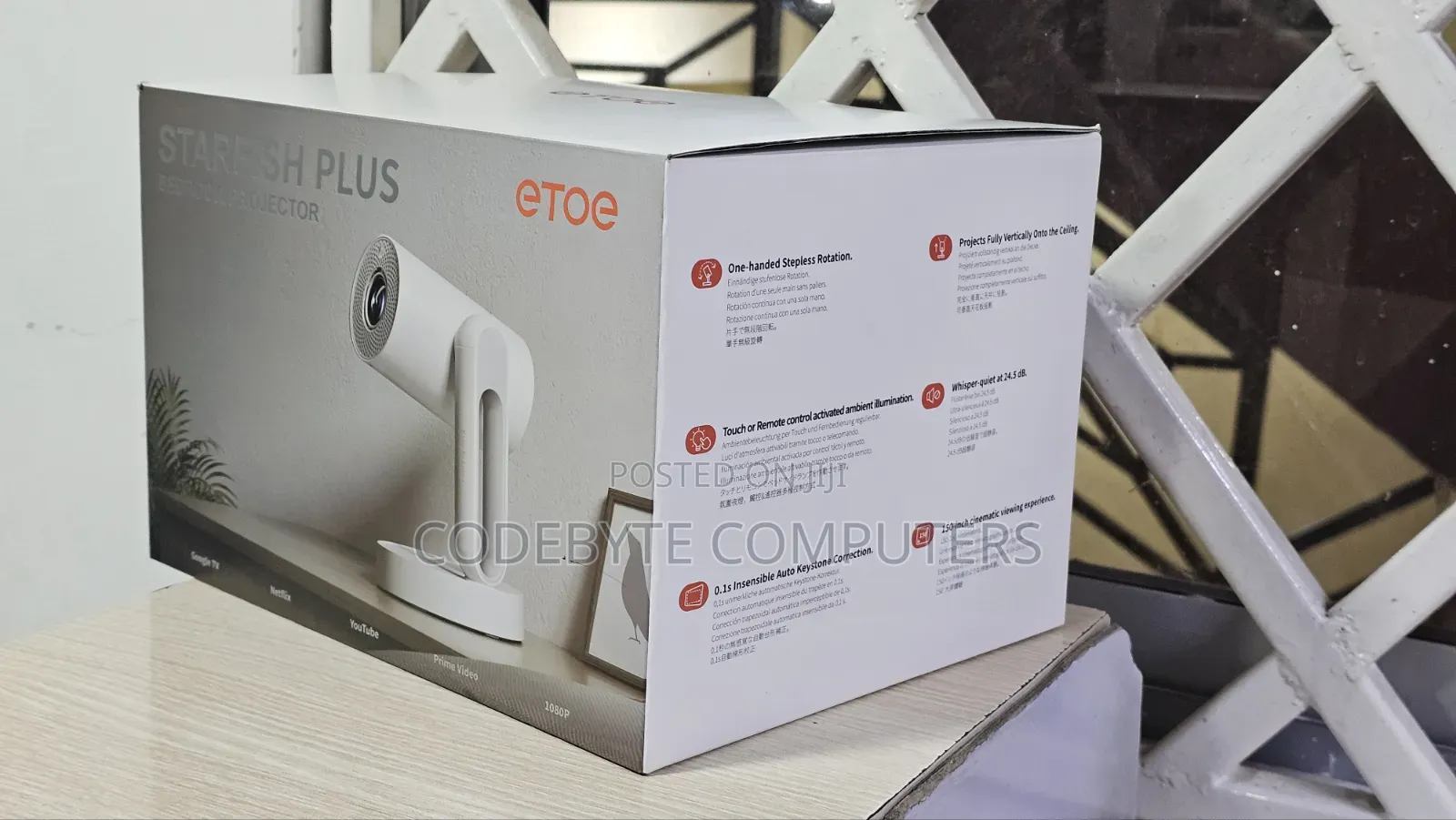 Etoe Starfish Plus LCD Smart Projector
