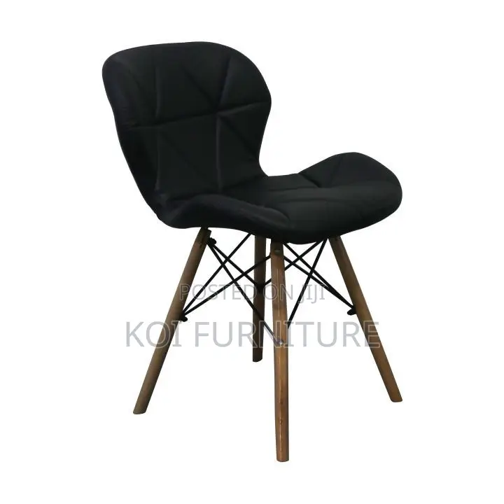 Dining Chairs; Leather Eames Modern Dining Chair