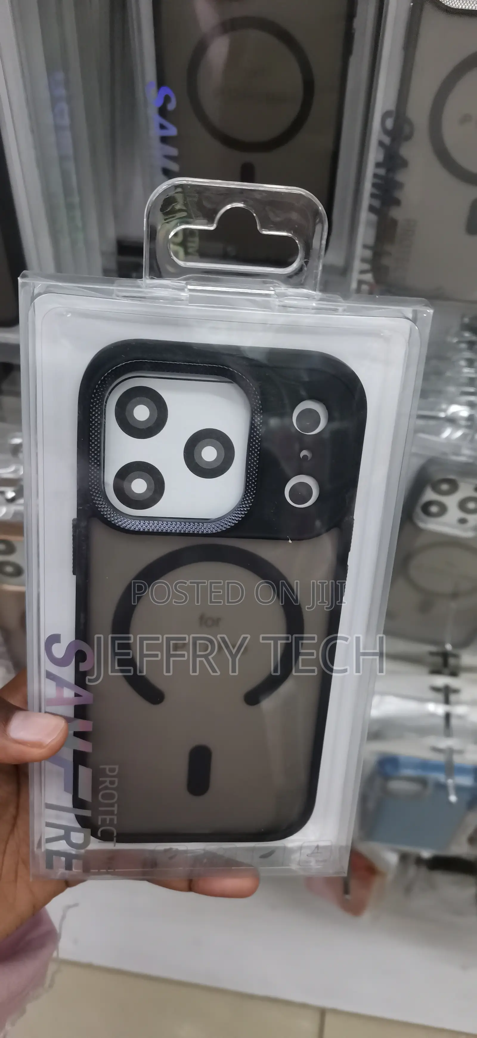 iPhone 17 Pro Textured, Reinforced Matte Border Framing Cover