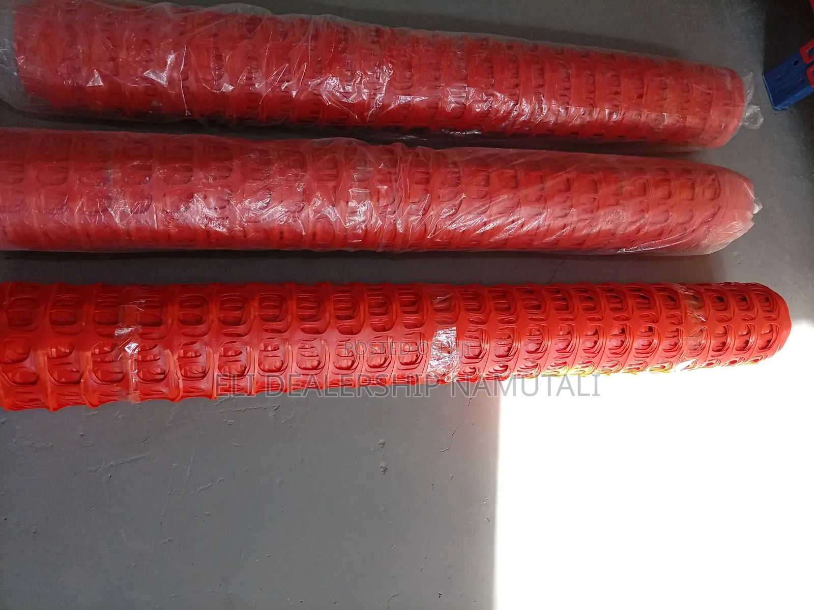 Orange Safety Barrier Net 1m X 50m Roll – Construction Warning Fence